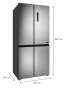 Холодильник з морозильною камерою Concept LA8383SS - 6