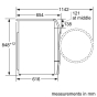 Стирально-сушильная машина Bosch WNC254A0ME - 6
