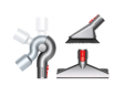 Насадки для пилососа Dyson Furniture Cleaning Kit (972204-01) - 1