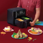 Мультипечь (аэрофритюрница) Nutribullet Twin Drawer Air Fryer NBA081B - 5