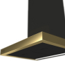 Витяжка KERNAU KCH 0860.1 B GOLD - 3