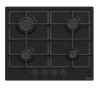 Варильна поверхня газова KERNAU KGH 6423 CI Matt Black - 1