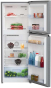 Холодильник з морозильною камерою Beko RDNT231I40XBN - 3
