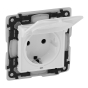 Valena LIFE Legrand розетка силова Schuko зі шторками IP44 білий - 1