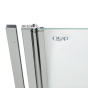 Штора на ванну Qtap Standard CRM407513APL стекло Pear 6 мм, 75х130 см, левая - 6