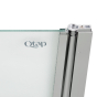 Штора на ванну Qtap Standard CRM407513APR стекло Pear 6 мм, 75х130 см, правая - 4