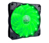 Вентилятор 1stPlayer A1-15LED Green bulk; 120х120х25мм, 4-pin - 2