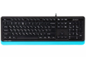 Клавиатура A4Tech FK10 Black/Blue USB - 1
