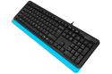Клавиатура A4Tech FK10 Black/Blue USB - 4