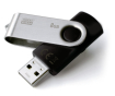 Флеш-накопитель USB  8GB GOODRAM UTS2 (Twister) Black (UTS2-0080K0R11) - 1
