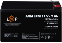 Акумуляторна батарея LogicPower LPM 12V-7AH AGM (3862) - 2