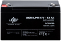 Акумуляторна батарея LogicPower LPM 6-12AH AGM (4159) - 2