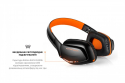 Навушники Kotion EACH B3506 Black/Orange (ktb3506bt) - 4