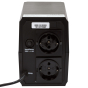 ИБП LogicPower LPM-625VA-P,Lin.int., AVR, 2 x евро, пластик (3336) - 3
