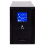 ДБЖ LogicPower LPM-UL1550VA, Lin.int., AVR, 3 x євро, USB, LCD, метал - 1