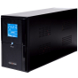 ДБЖ LogicPower LPM-UL1550VA, Lin.int., AVR, 3 x євро, USB, LCD, метал - 3