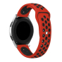 Ремешок BeCover Nike Style для Xiaomi iMi KW66/Mi Watch Color/Haylou LS01/LS02/Haylou Smart Watch Solar LS05 Red-Black (705808) - 2