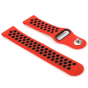 Ремешок BeCover Nike Style для Xiaomi Amazfit Bip/Bip Lite/Bip S Lite/GTR 42mm/GTS/TicWatch S2/TicWatch E Red-Black (705709) - 2