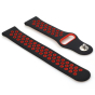 Ремешок BeCover Nike Style для Xiaomi Amazfit Bip/Bip Lite/Bip S Lite/GTR 42mm/GTS/TicWatch S2/TicWatch E Black-Red (705704) - 2