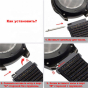 Ремешок BeCover Nylon Style для Xiaomi Amazfit Bip/Bip Lite/Bip S Lite/GTR 42mm/GTS/TicWatch S2/TicWatch E Yellow (705831) - 5