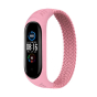 Ремешок BeCover Elastic Nylon Style для Xiaomi Mi Smart Band 5/Mi Smart Band 6 (Size S) Pink (706141) - 1