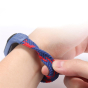 Ремешок BeCover Elastic Nylon Style для Xiaomi Mi Smart Band 5/Mi Smart Band 6 (Size L) Black/White (706158) - 4
