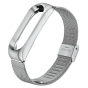 Ремешок BeCover Metal для Xiaomi Mi Band 4/3 Silver (704652) - 1