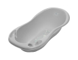 Ванночка Tega Baby 102 см LUX "Сова" со сливом и термометром (Серый) - 1