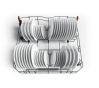 Встраиваемая посудомоечная машина Whirlpool WIP 4T233 PFEG B - 2