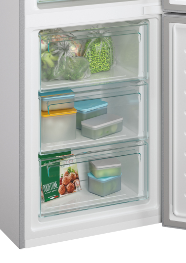 Холодильник із морозильною камерою Candy CCE3T618FSU - 4