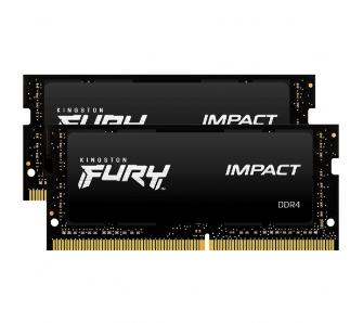 Оперативная память Kingston FURY 32 GB (2x16GB) SO-DIMM DDR4 2666 MHz Impact (KF426S16IBK2/32) - 1