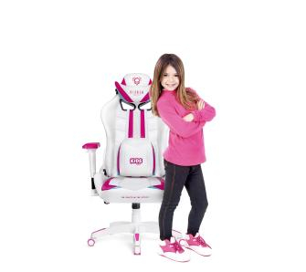 Геймерське крісло Diablo Chairs X-Ray Kids Size white/pink - 1