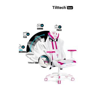 Геймерське крісло Diablo Chairs X-Ray Kids Size white/pink - 6