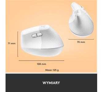 Миша Logitech Lift Vertical Ergonomic Mouse Off-White (910-006475) - 9