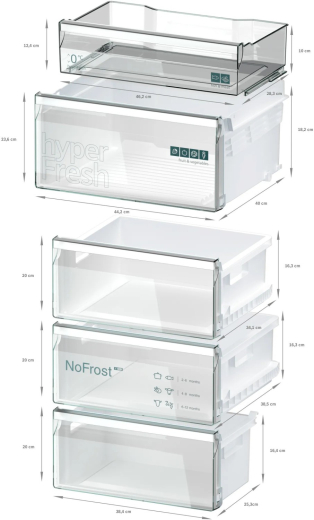 Холодильник Siemens KG36NXIDF - 7