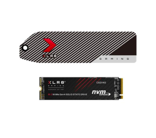 SSD накопичувач PNY XLR8 CS3140 1TB Gaming Kit M.2 NVMe Gen4 (M280CS3140-1TB-RB) - 1