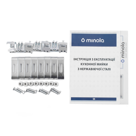 Мойка кухонная нержавеющая сталь Minola FINERO SRZ 77320 - 8