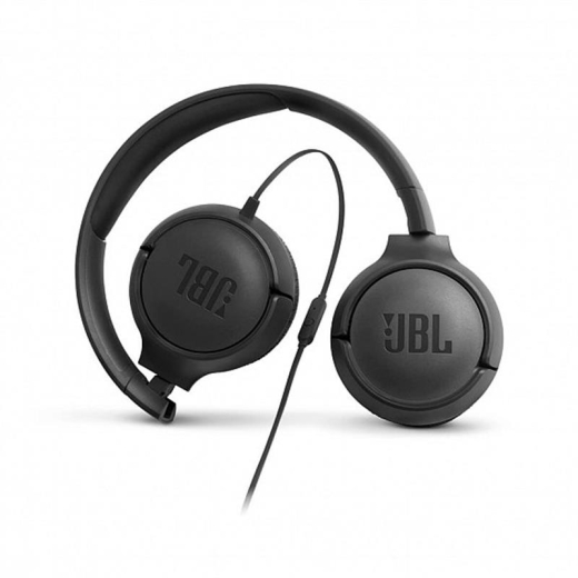 Навушники з мікрофоном JBL T500 Black (JBLT500BLK) - 6
