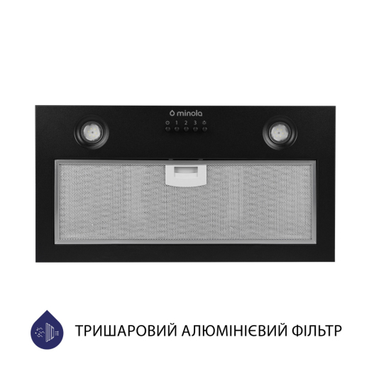 Витяжка Minola HBI 5204 BL 700 Led - 1
