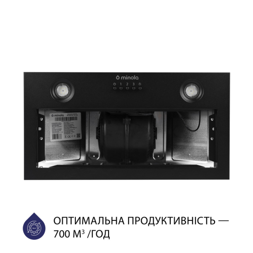 Витяжка Minola HBI 5204 BL 700 Led - 2