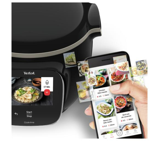 Мультиварка Tefal Cook4me Touch Wi-Fi CY9128 + EY1508 - 4