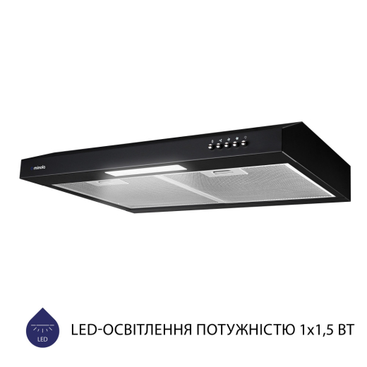 Витяжка плоска Minola HPL 612 BL - 3