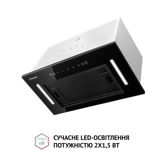 Повновбудована витяжка Perfelli BIS 58844 BL 1200 LED - 3