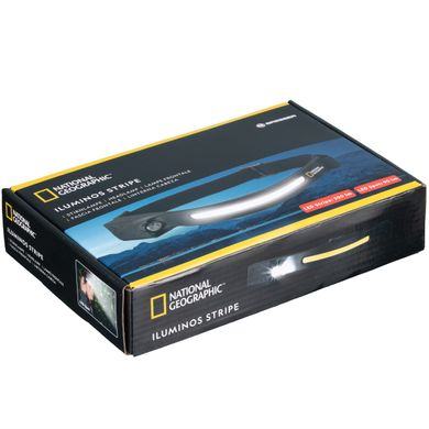 Ліхтар налобний National Geographic Iluminos Stripe 300 lm + 90 Lm USB Rechargeable (9082600) - 7