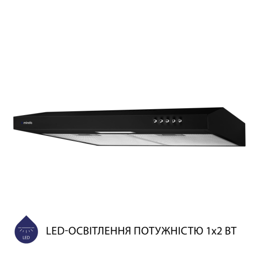 Витяжка плоска Minola HPL 613 BL - 3