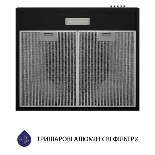 Витяжка плоска Minola HPL 613 BL - 4