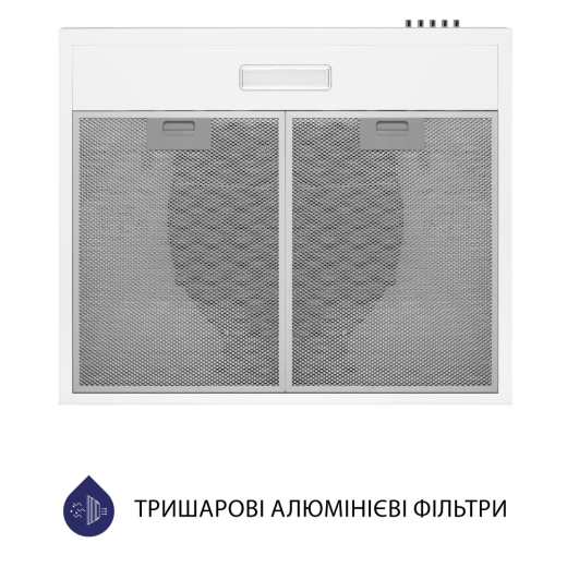 Витяжка плоска Minola HPL 613 WH - 4