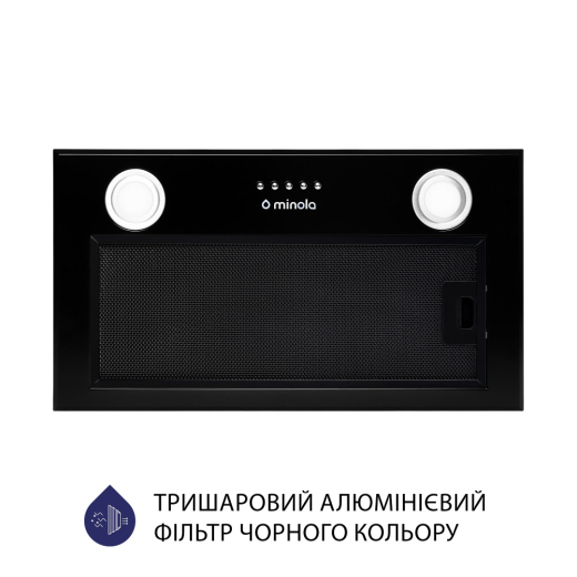 Полновстраиваемая вытяжка MINOLA HBI 5622 BLF 1000 LED - 2