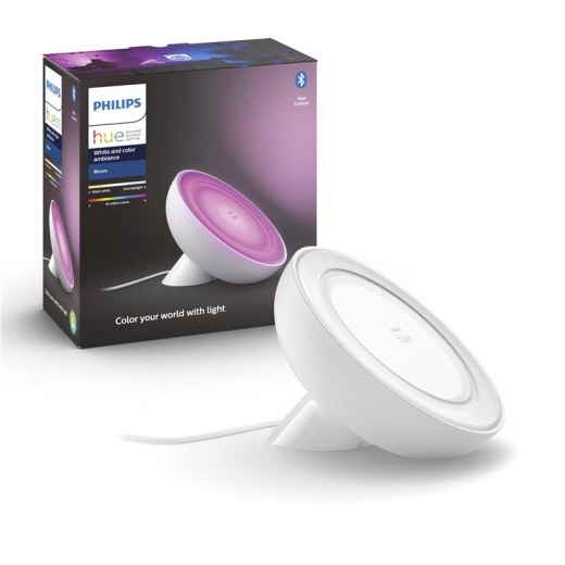 Настольный светильник умный Philips Hue Bloom 2000K-6500K Color Bluetooth белый (929002375901) - 8
