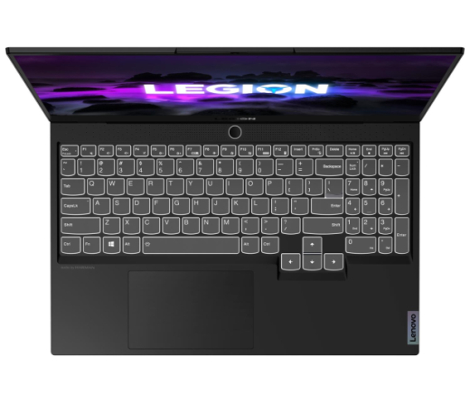 Ноутбук Lenovo Legion S7-15 Ryzen 5 5600H - 16GB RAM - 512GB - Win10 - RTX3050Ti - 165Hz (82K8005PPB) - 3